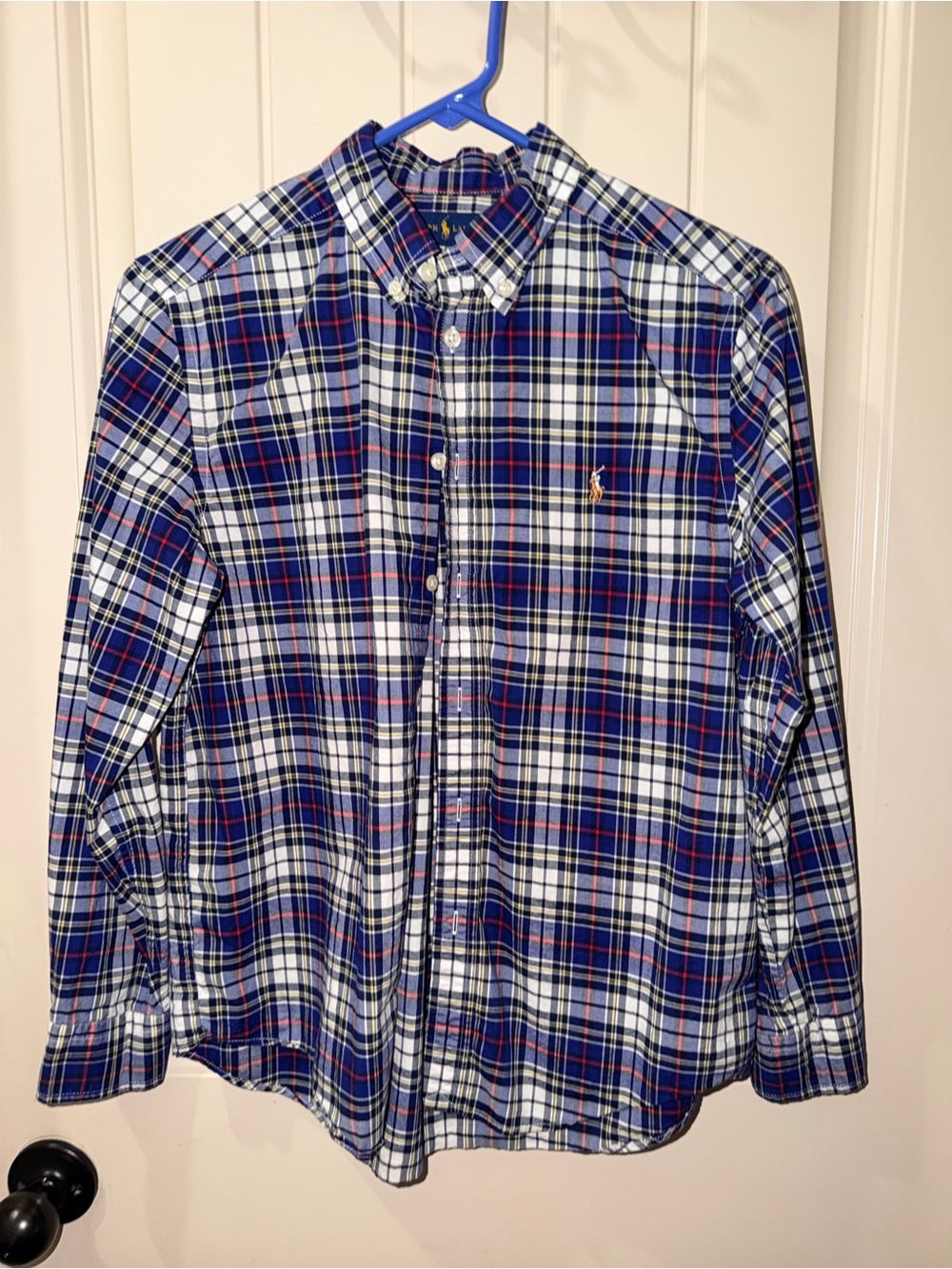 Polo by Ralph Lauren Blue Plaid Button-Down Shirt